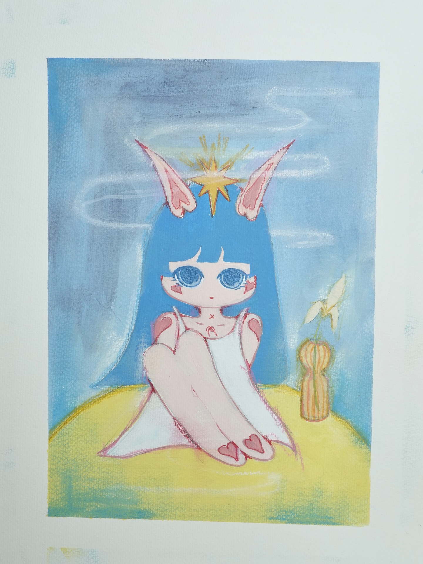 安定地坐下，張儀君 Luna Cheong，獨角獸女孩 Unicorn Girl，2022