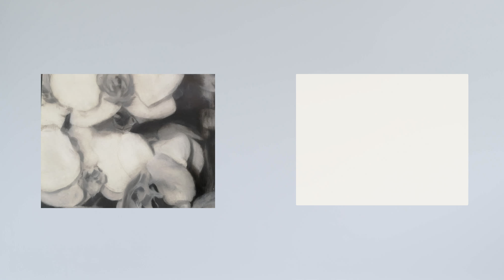 蘭花 Orchid，張儀君 Luna Cheong，霧視系列 Life Out of Focus Series，鋁板・油畫顏料・有機玻璃 · 20×26 cm · 2018